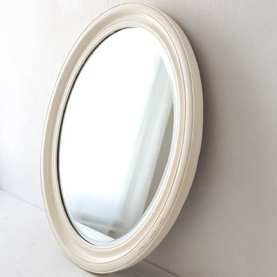 Vintage Mirror - Design 4 - Painted Wooden Oval Frame