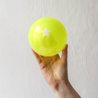 Small 'Balloon' Ball - Yellow High Glitter