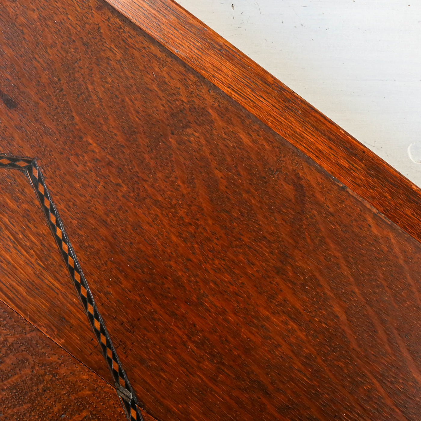 Vintage Handled Tray - Design 4 - Oak inlay