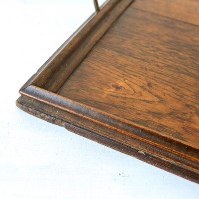Vintage Handled Tray - Design 5 - Large Oak