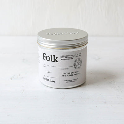 Folk Scented Candle Tin