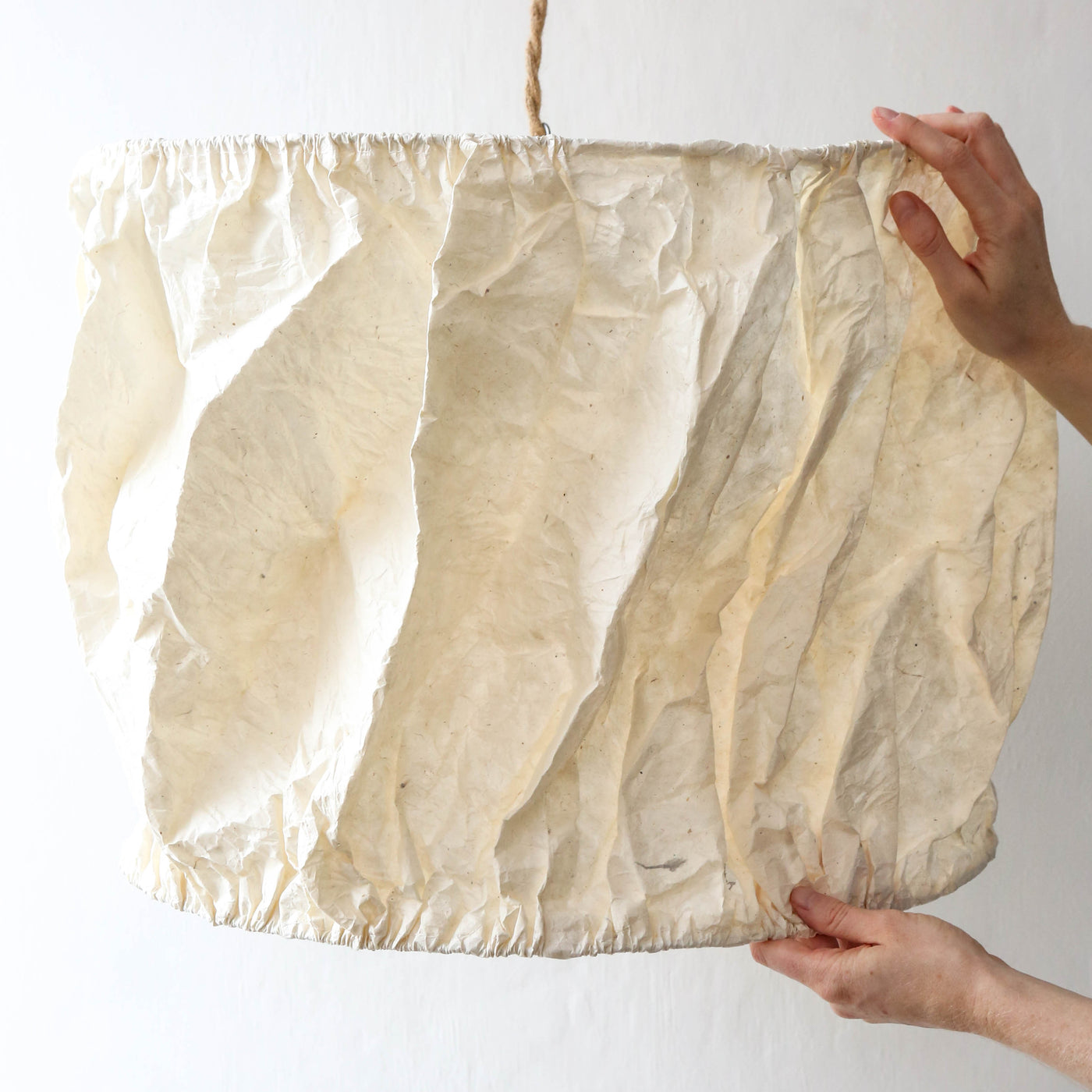Wrinkle Paper Lampshade - Large