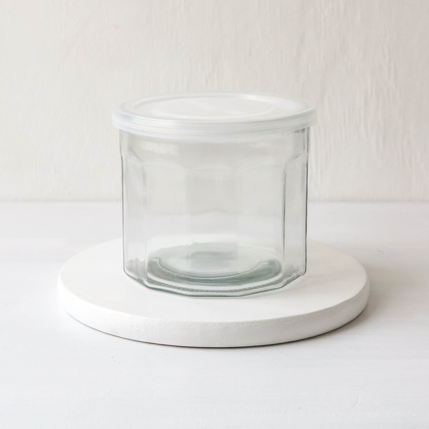 French Marmalade Glass Jar With Lid