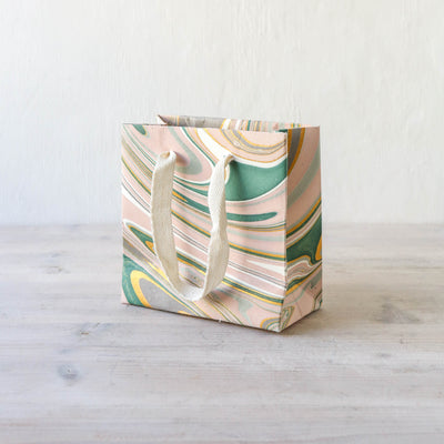 Hand Marbled Paper Gift Bag