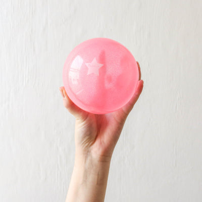 Small 'Balloon' Ball - Rose High Glitter