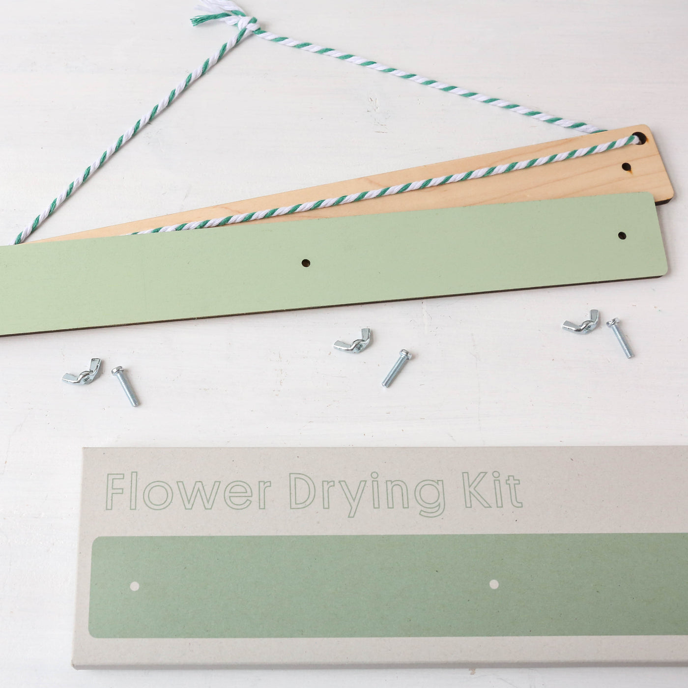 Flower Drying Kit - Green Wash