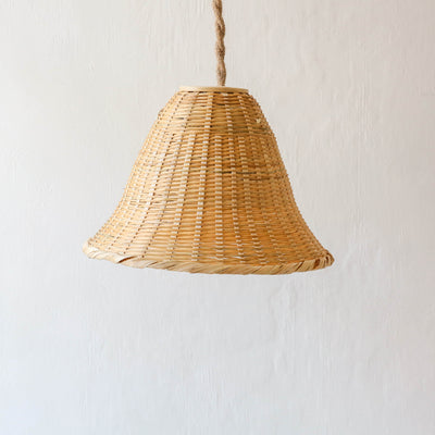 Small Bamboo Lampshade in Natural - 'Bell'