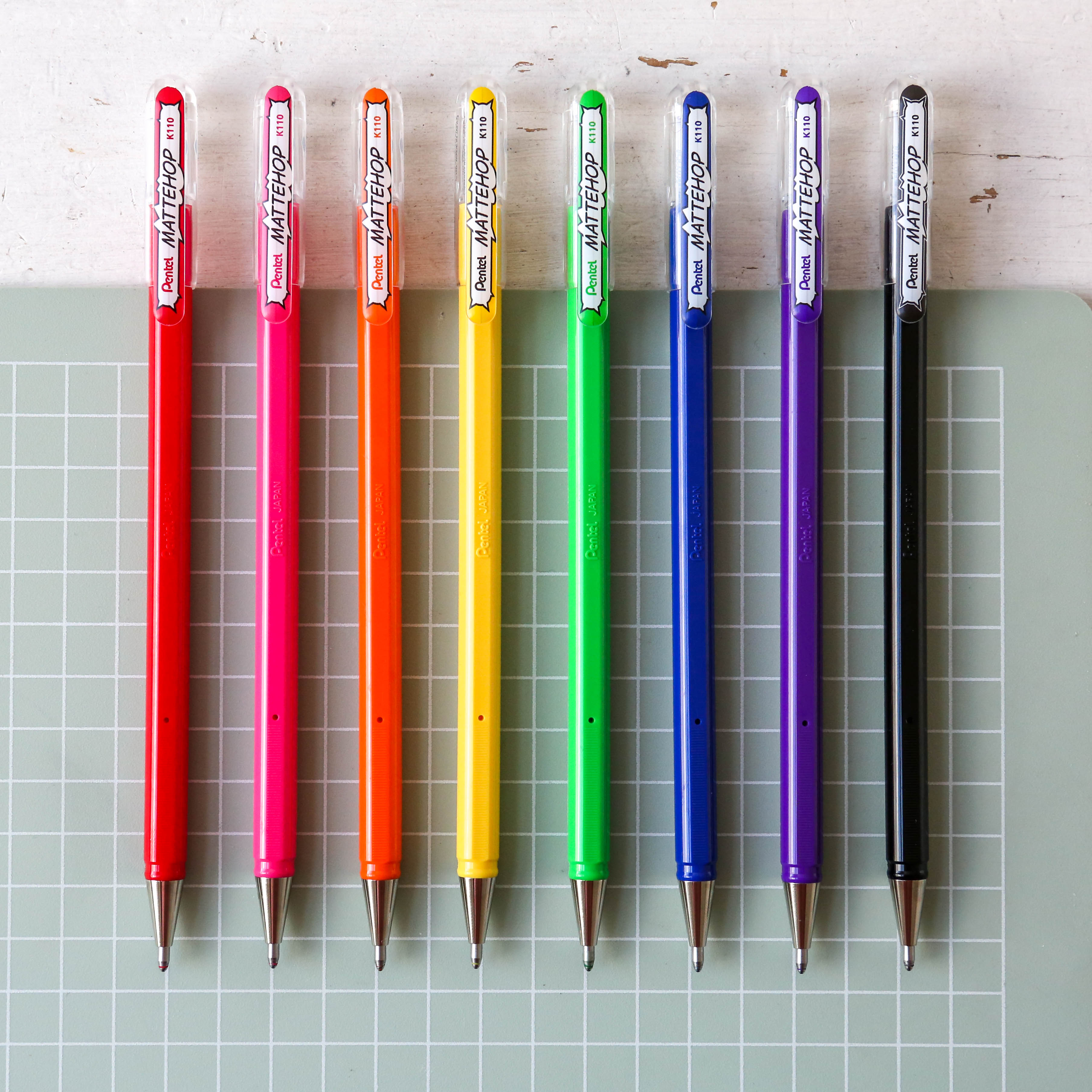 Pentel Mattehop 1.0mm Gel Pen Berylune