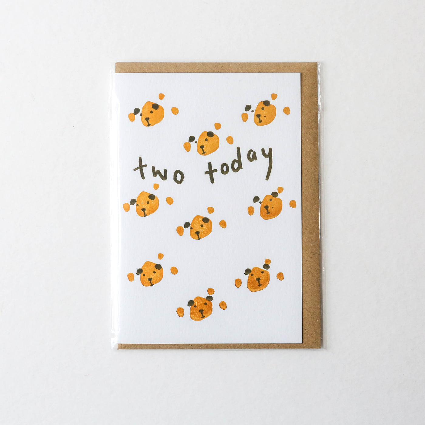 Two Today Bears Letterpress Card