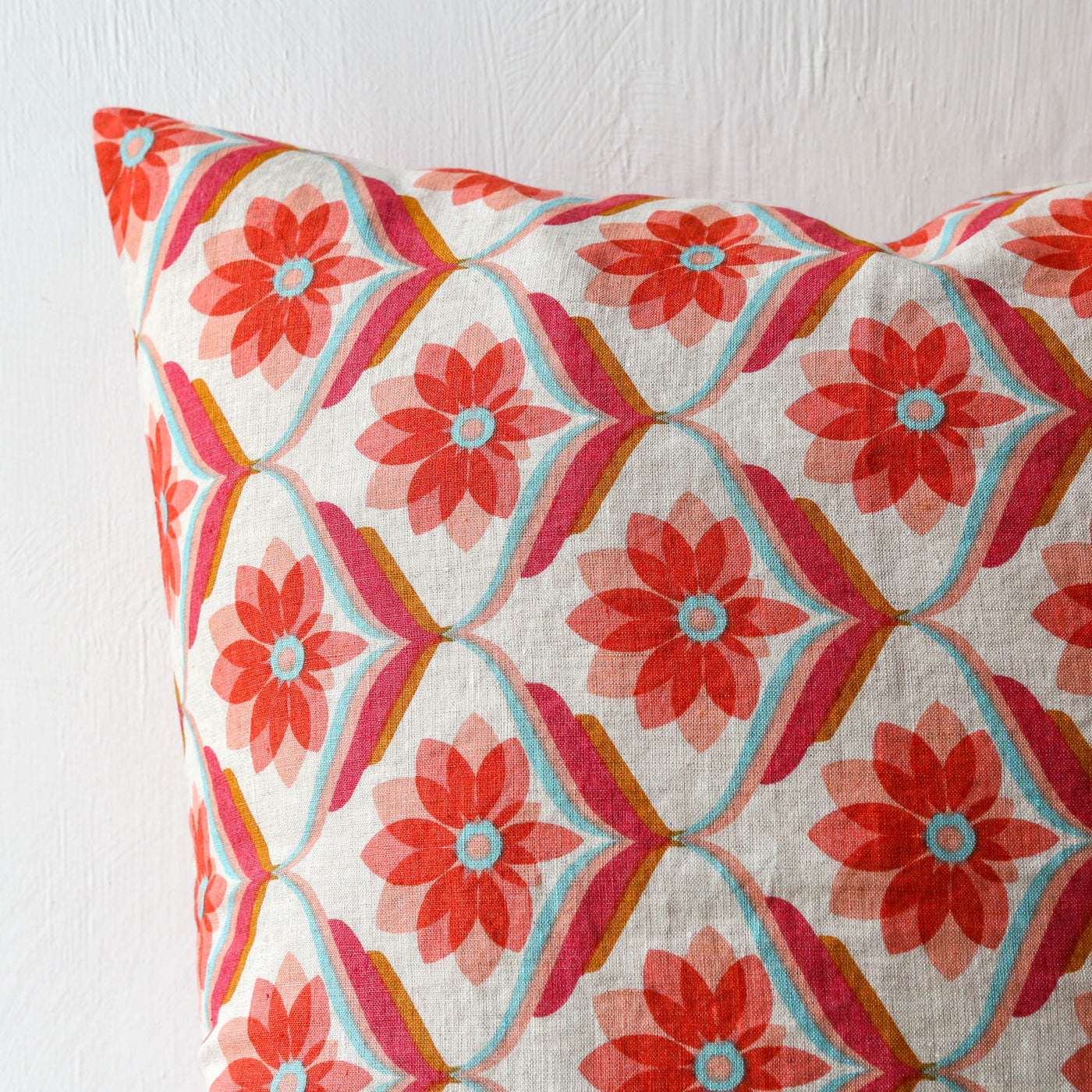 'Edie Floral' Linen Cushion Cover