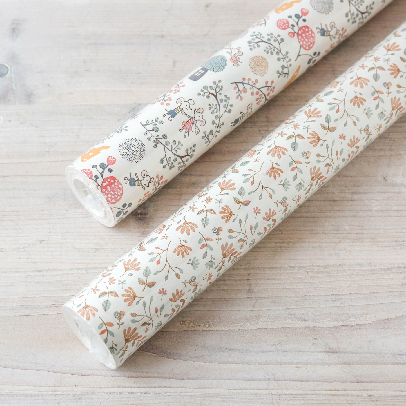 10m Floral 'Merle' Design Paper Gift Wrap Roll