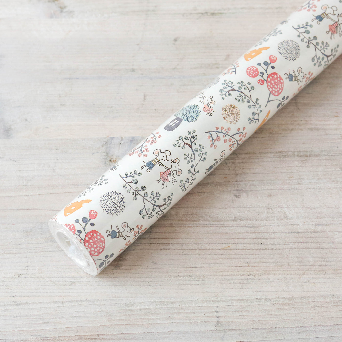10m 'Mice Party' Paper Gift Wrap Roll
