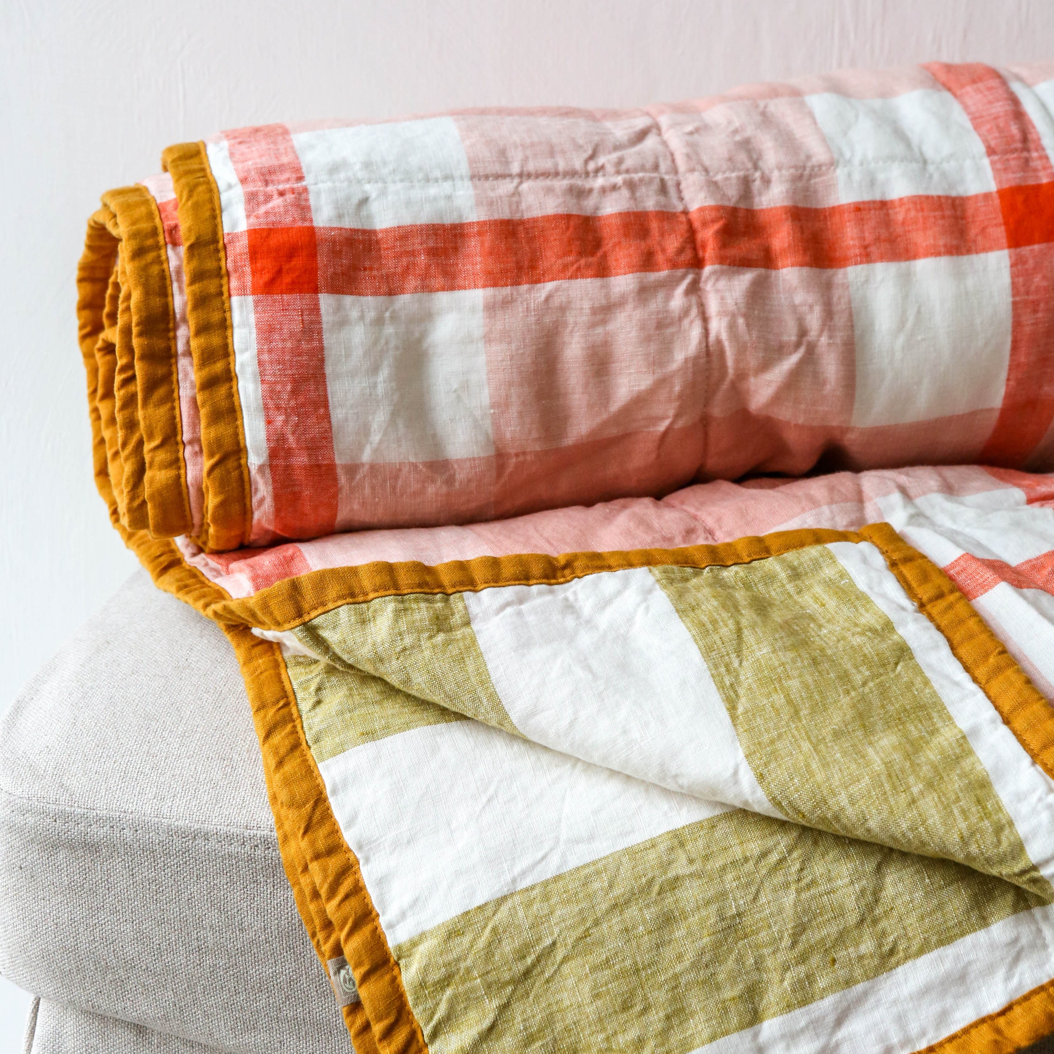 Double Sided Linen Quilt Floss / Kelp Berylune