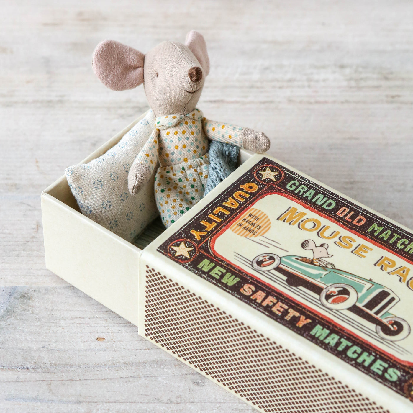 Little Brother Mouse Toy in Matchbox