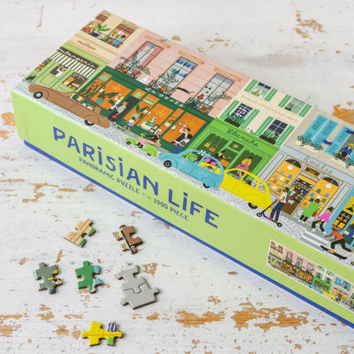 Parisian Life 1000 Piece Panoramic Puzzle