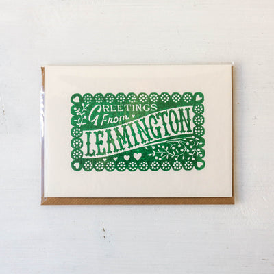 Greetings From Leamington Card