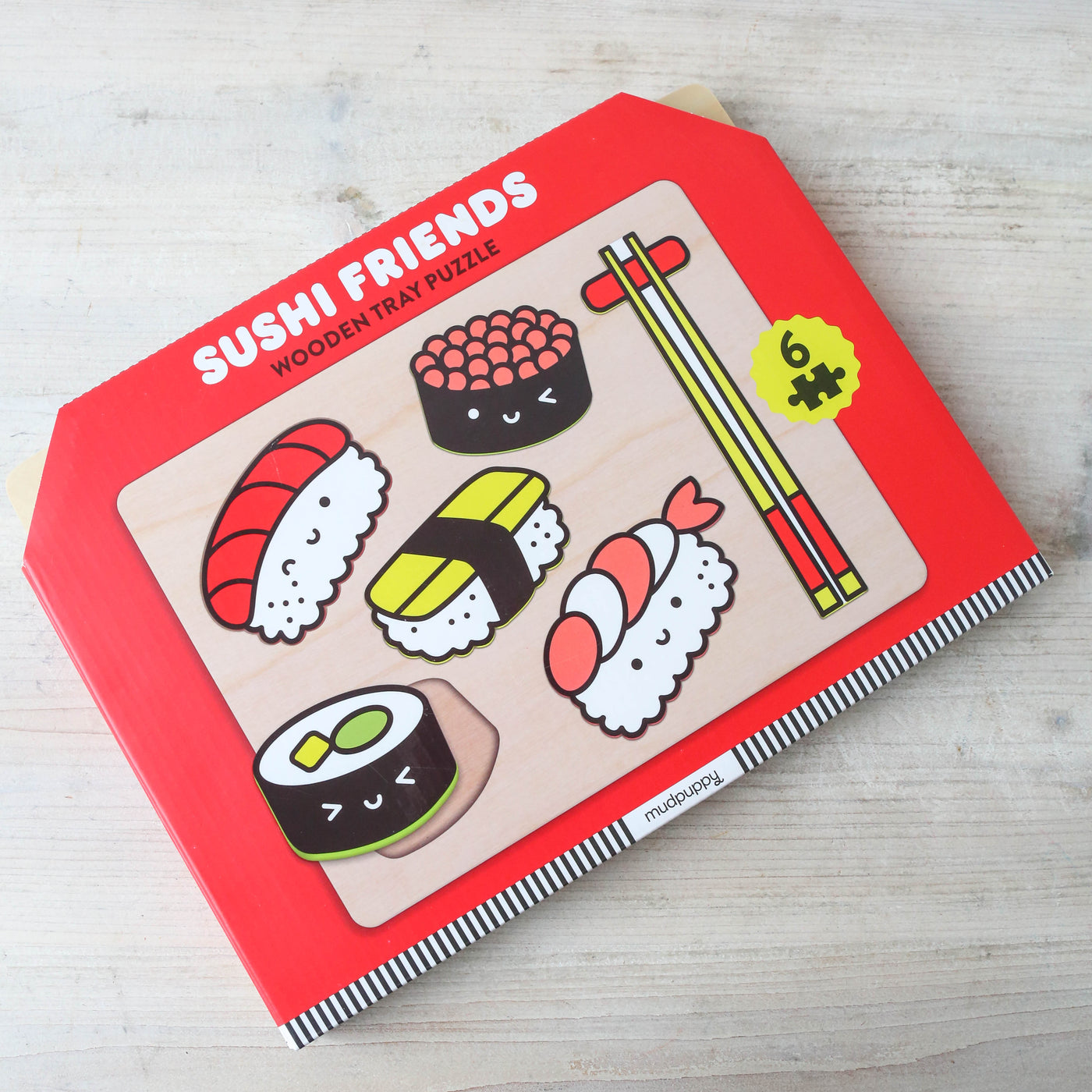 Sushi Friends Wooden Tray Puzzle