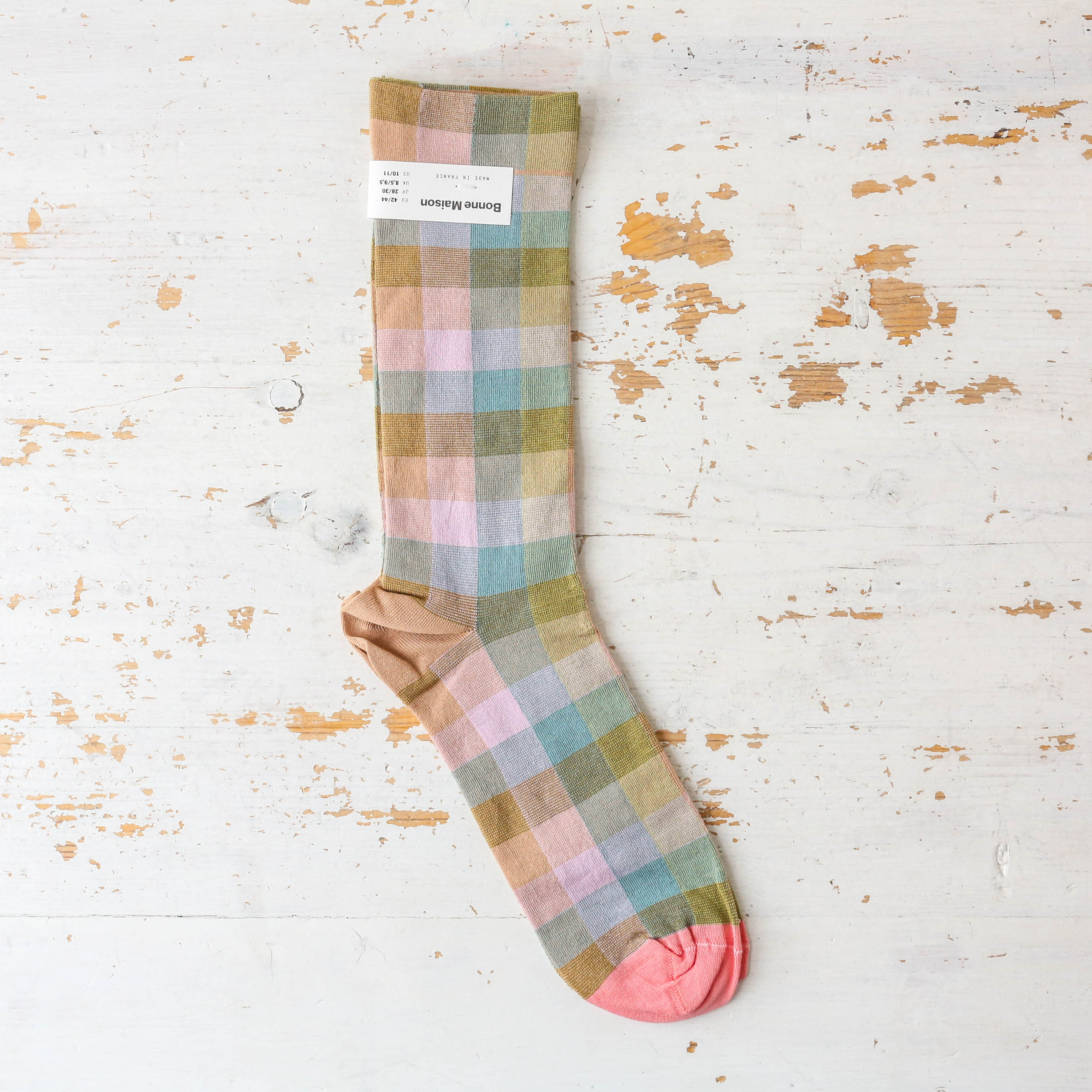 Bonne Maison Socks Checks Multico Berylune
