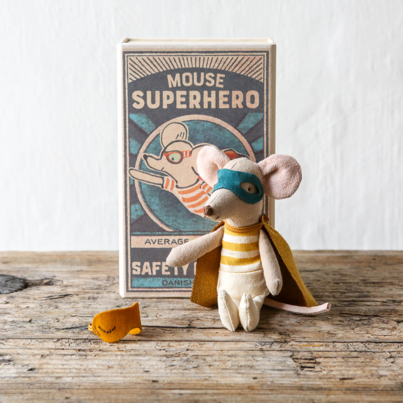 Super Hero Mouse Toy - Little Brother in Match Box
