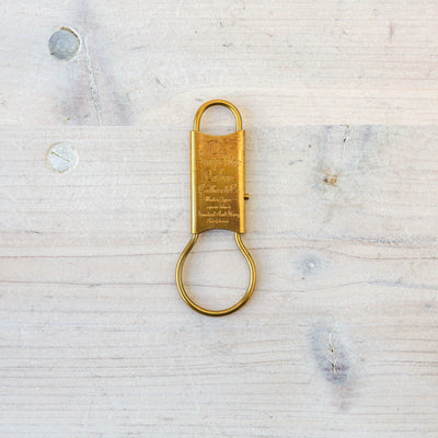 Brass Superior Labor Key Holder