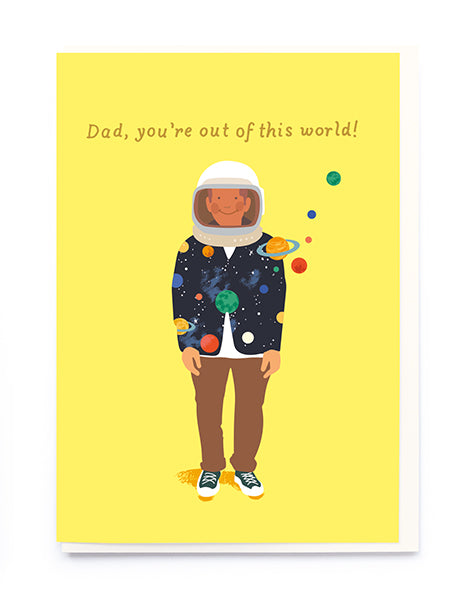 Out of This World Dad Card