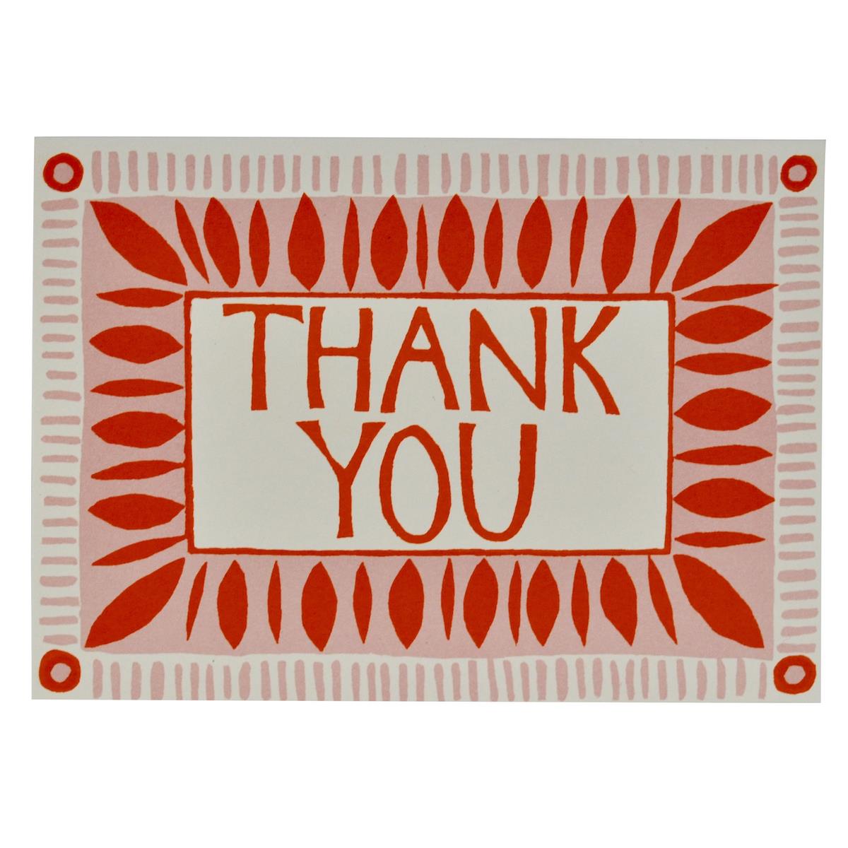 Thank You Card in Neon