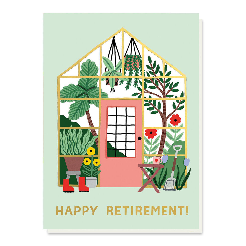 Greenhouse Retirement Card