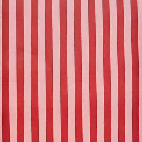 Red and Pink Classic Stripe Wrapping Paper