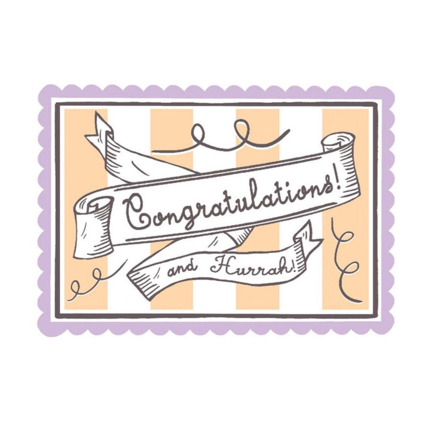 Congratulations and Hurrah! Card