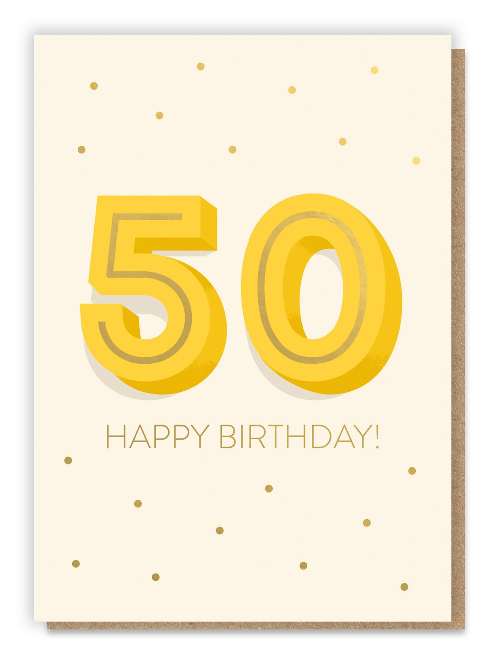 Big 5-0 Birthday Card - Age 50