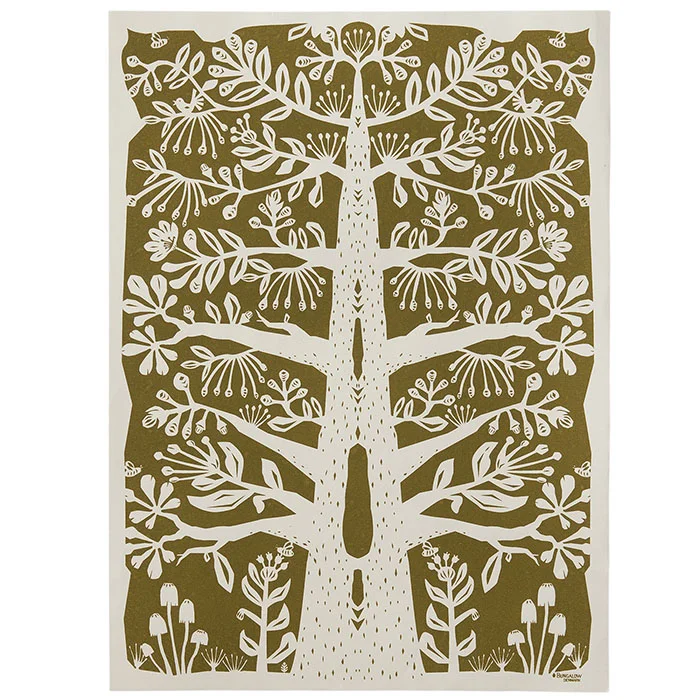 Large Papercut Tree Poster Print