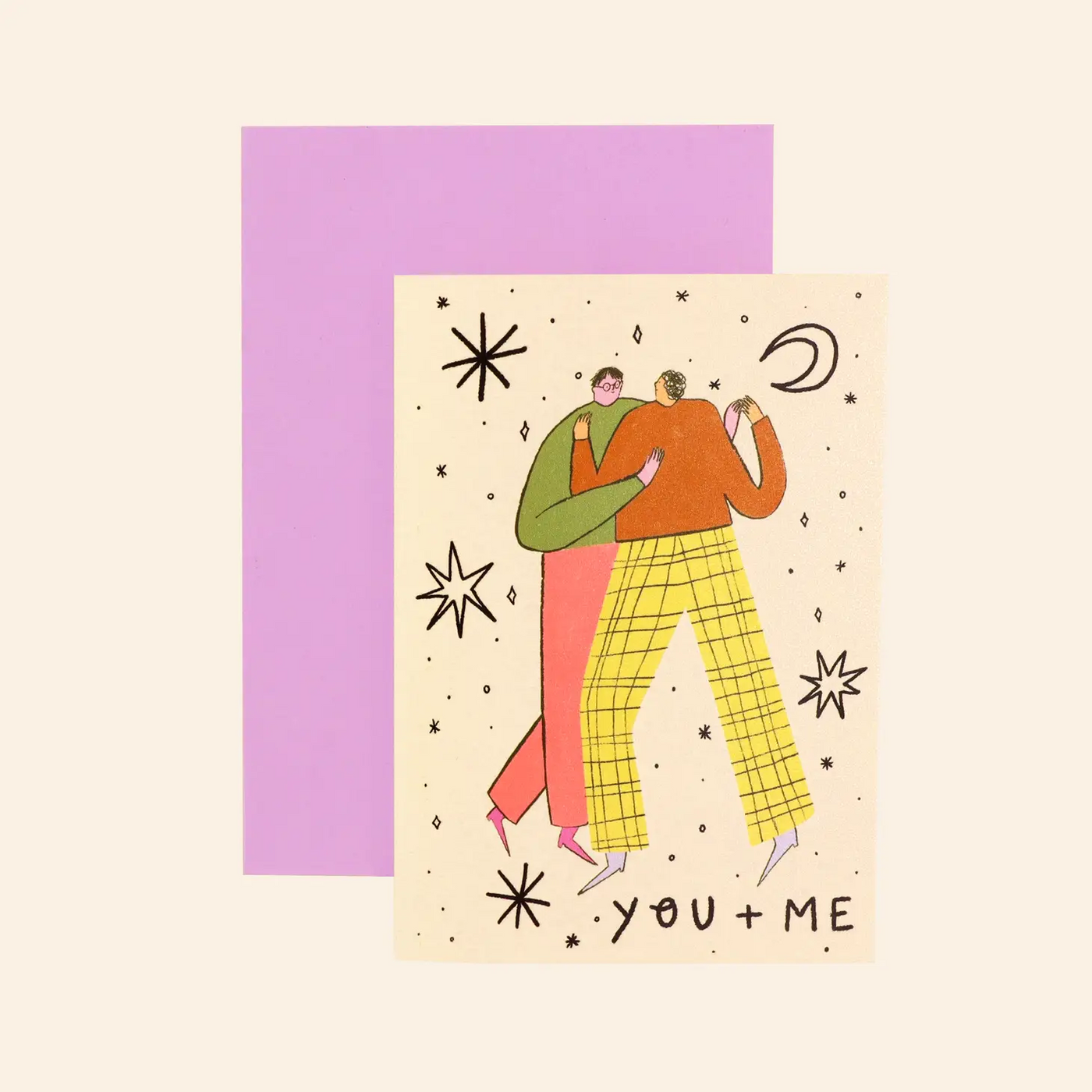 You & Me, Man + Man Love Card