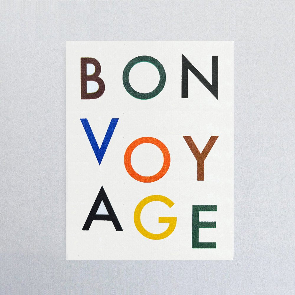 Bon Voyage Mini Card