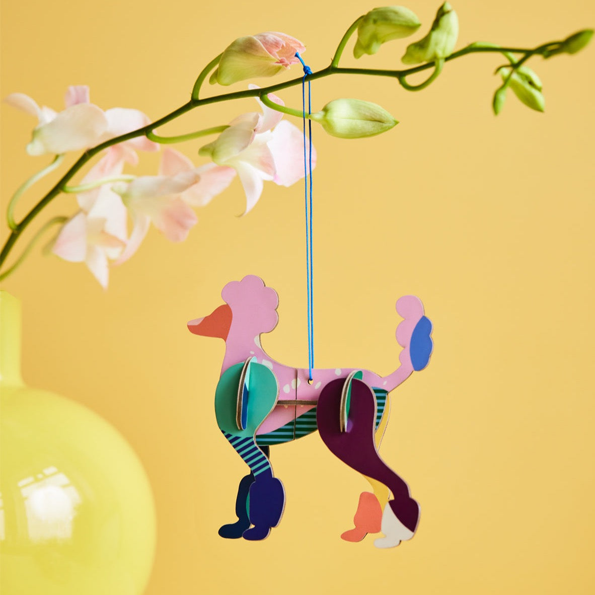 3D Hanging Charm - Poodle