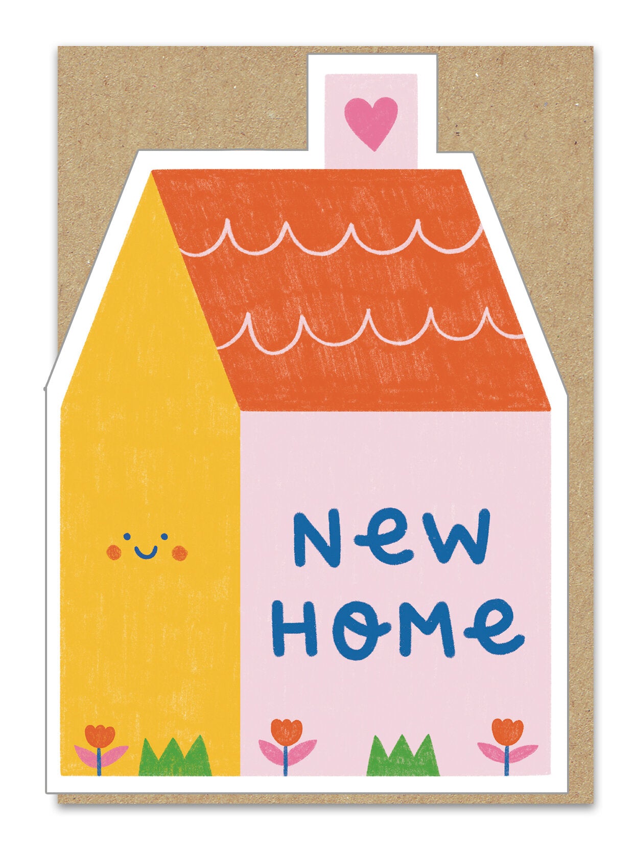 Bright New Home Cutout Card