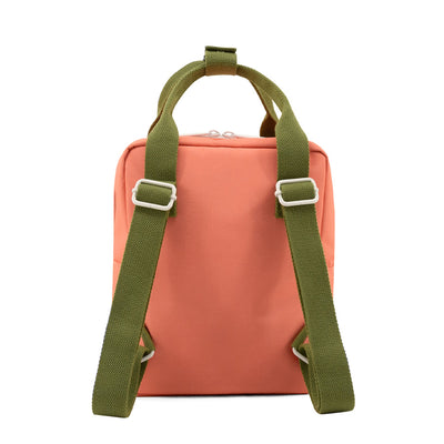 Small Envelope Farmhouse Backpack - Flower Pink