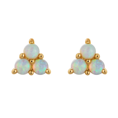 Opal Stud Earrings - Alice