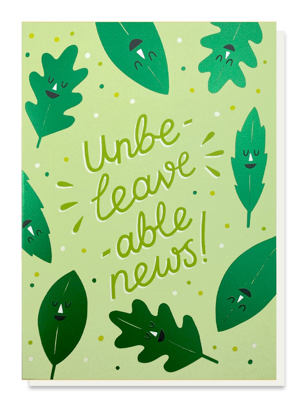 Unbe-leave-able News Card