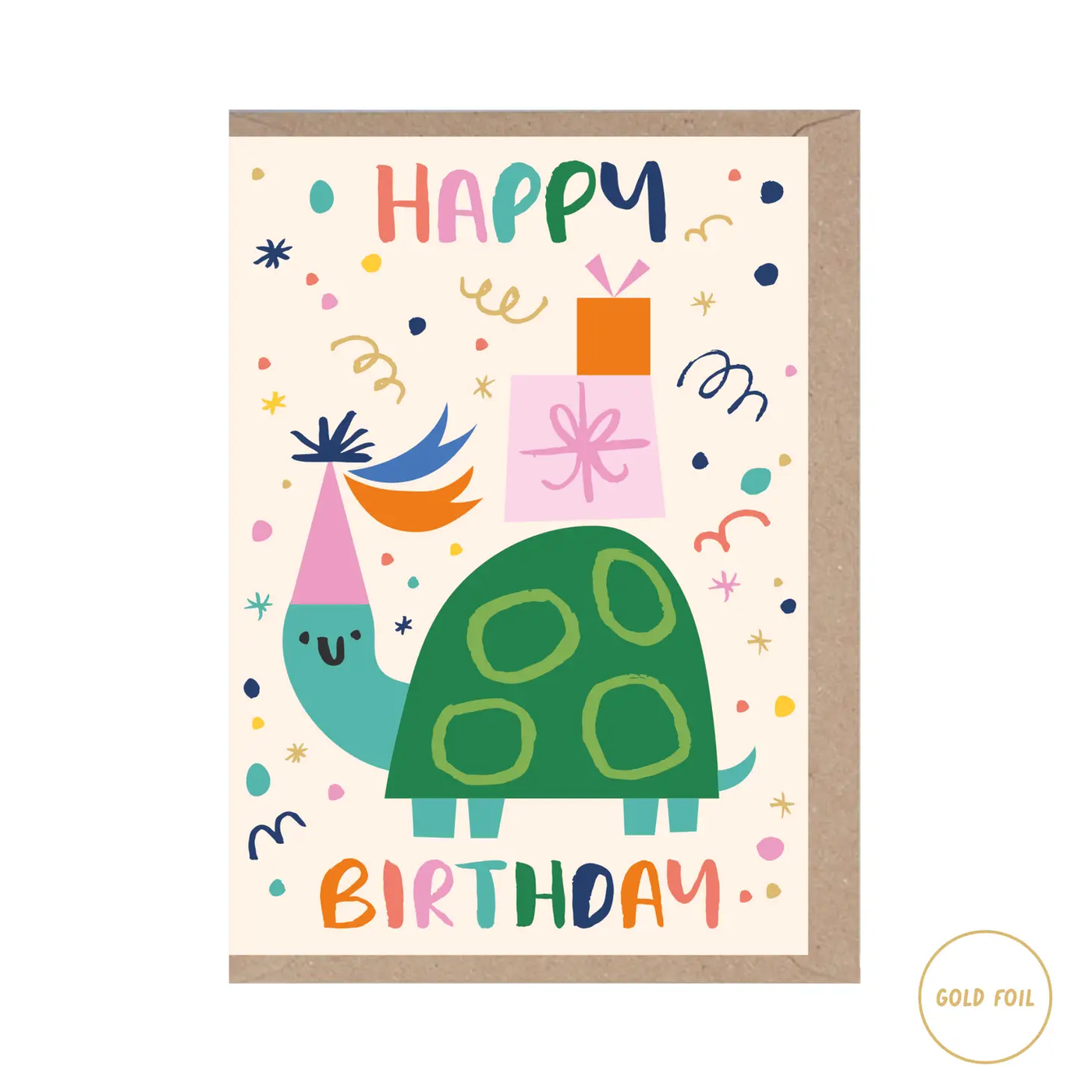 Turtle Happy Birthday Card