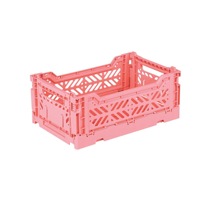 Mini Folding Storage Crate - Strawberry Milk