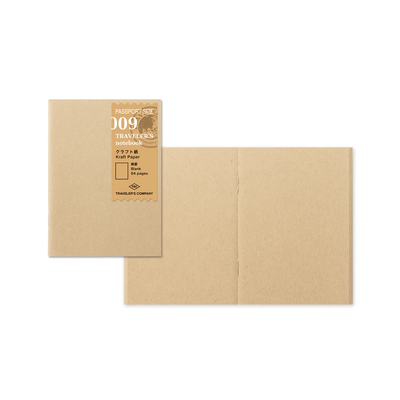 009 Kraft Paper Notebook - Passport TRAVELER'S Notebook Insert