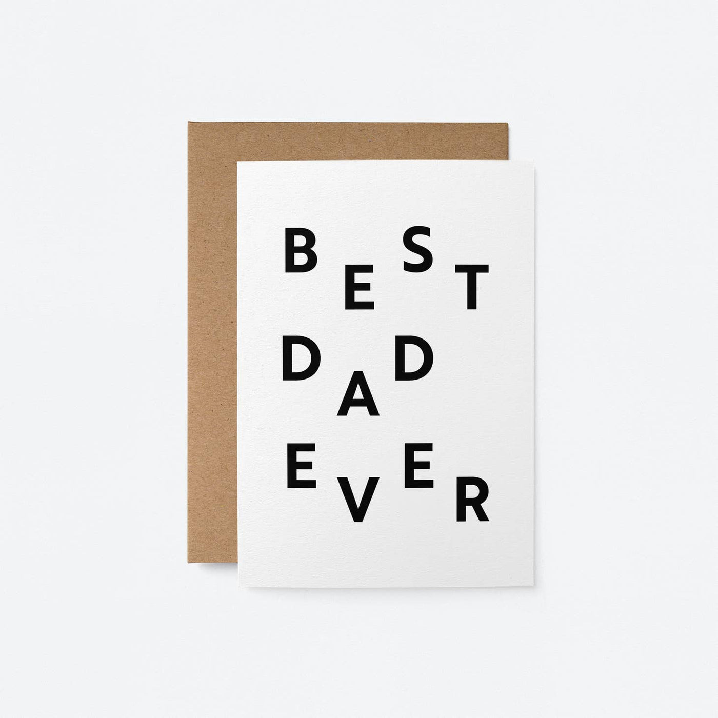 Best Dad Ever Greetings Card