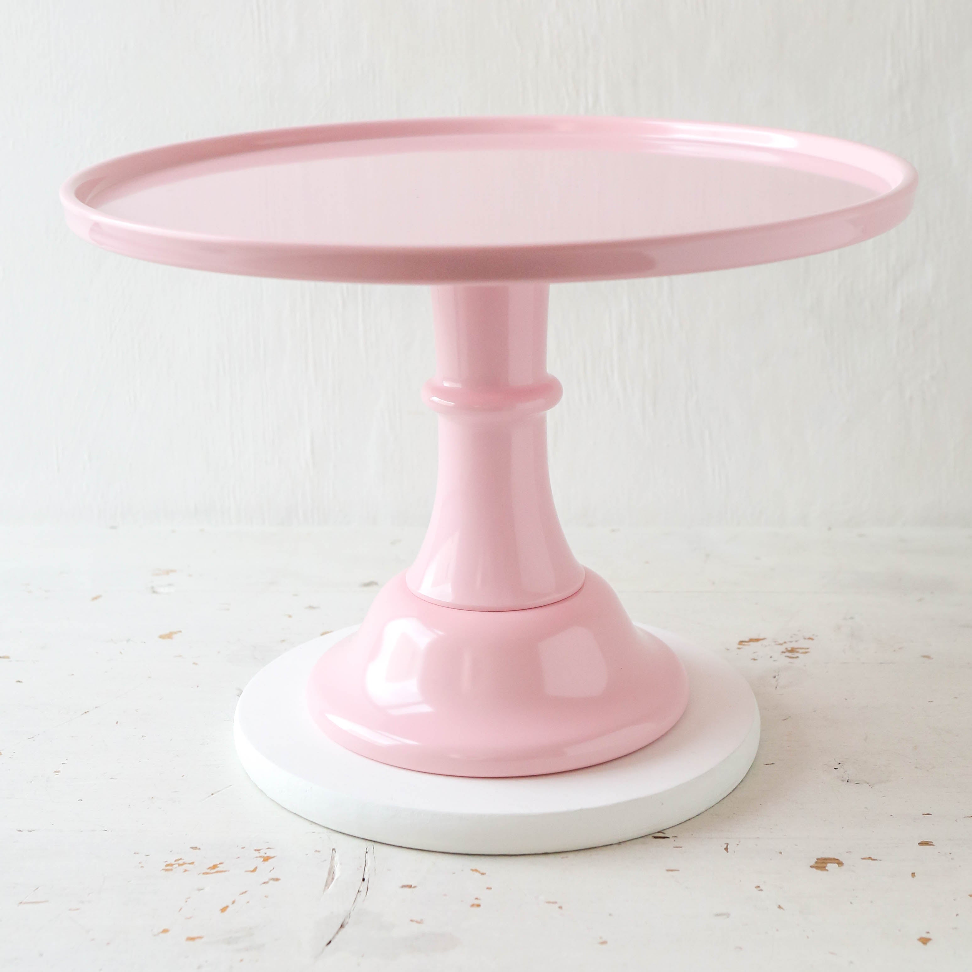 Large Pink Melamine Cake Stand – Berylune