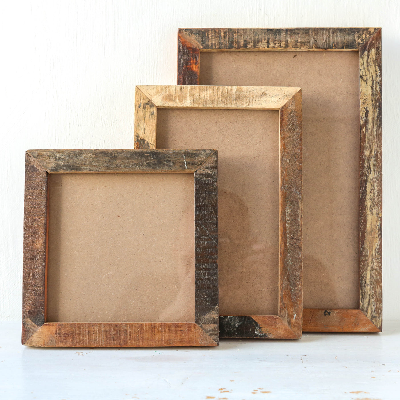 Reclaimed Wood Photo Frame - Small Square