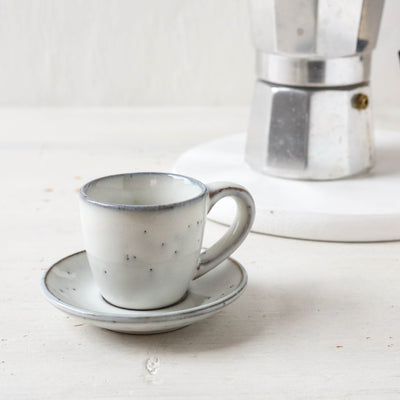 Nordic Sand Espresso Cup with Saucer