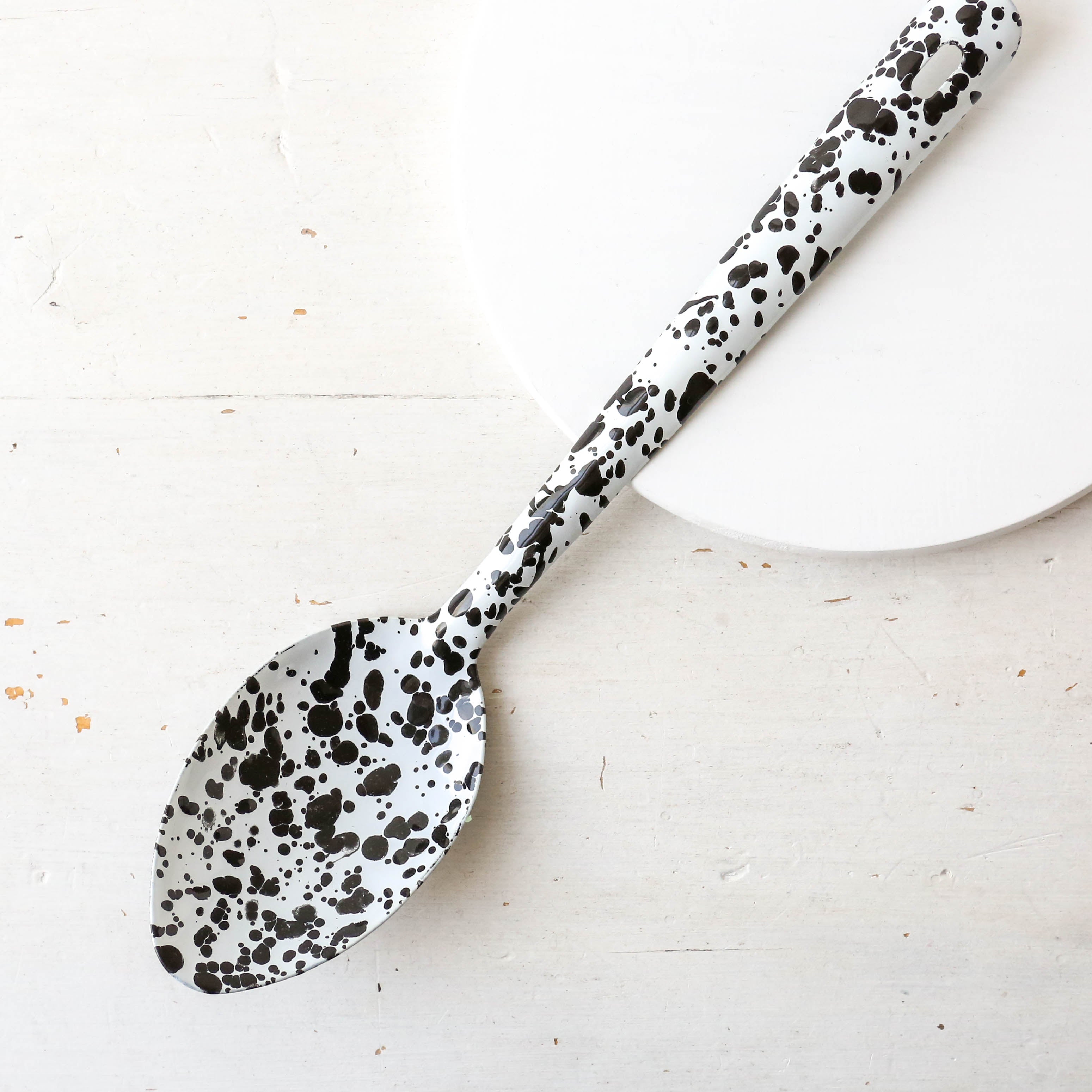 Splatter Enamel Serving Spoon Berylune
