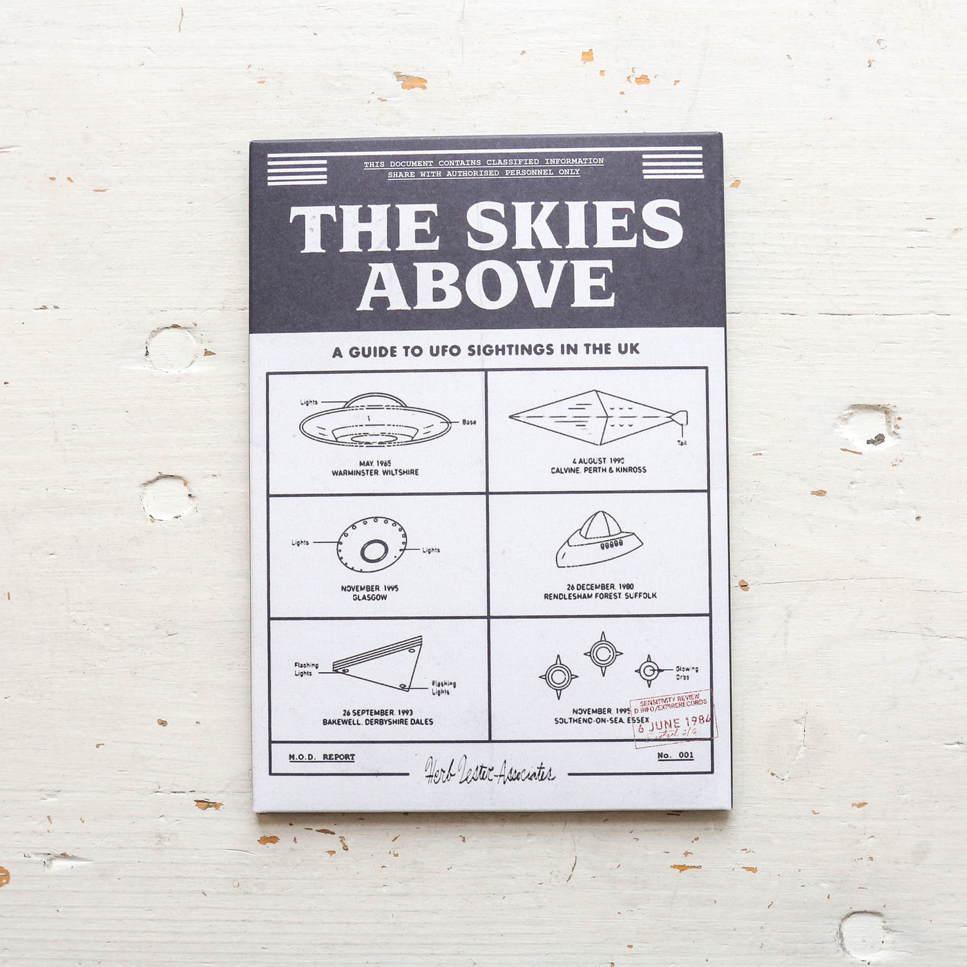 The Skies Above - UFO Sightseeing Map