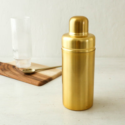 Matte Gold Cocktail Shaker