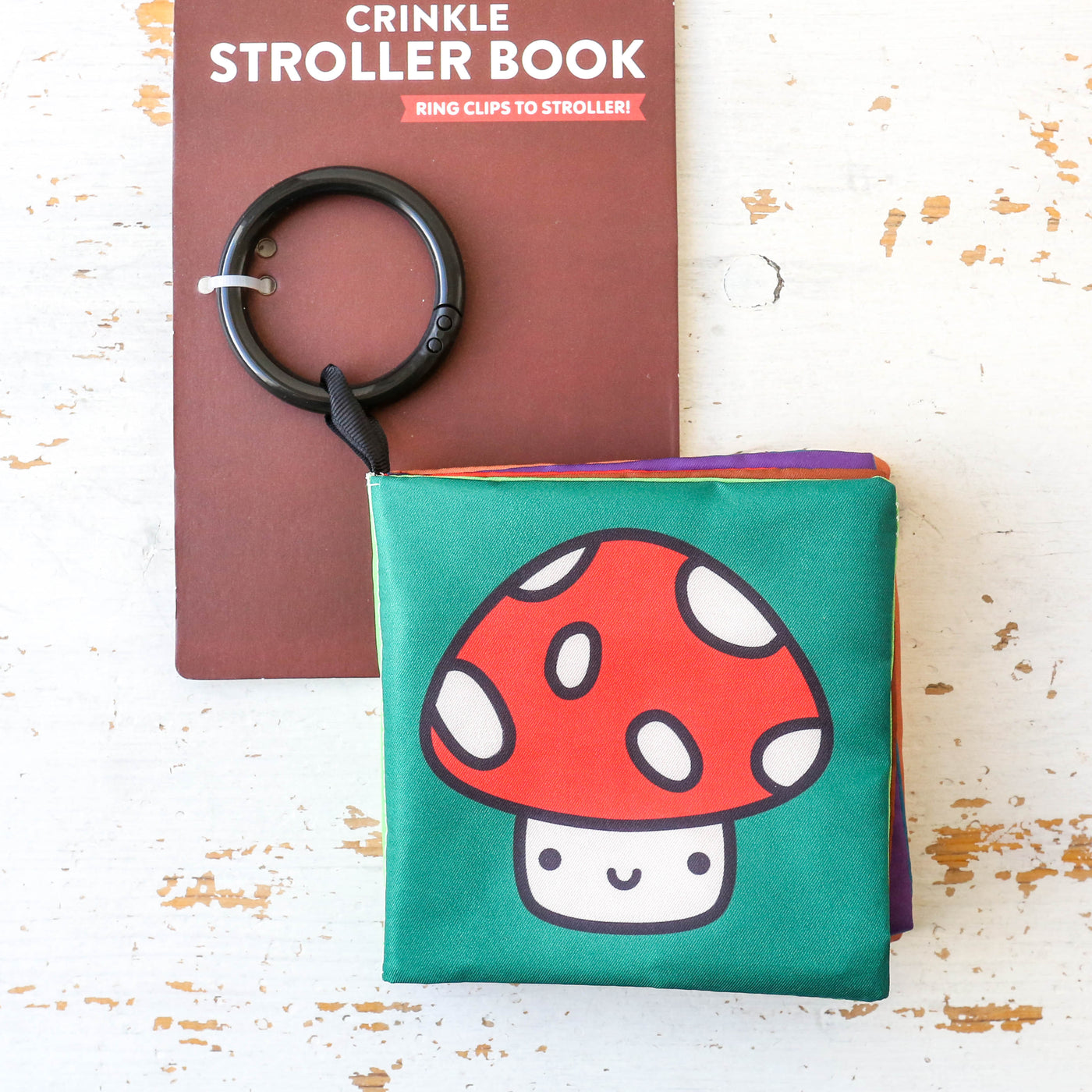 Crinkle Fabric Stroller Book