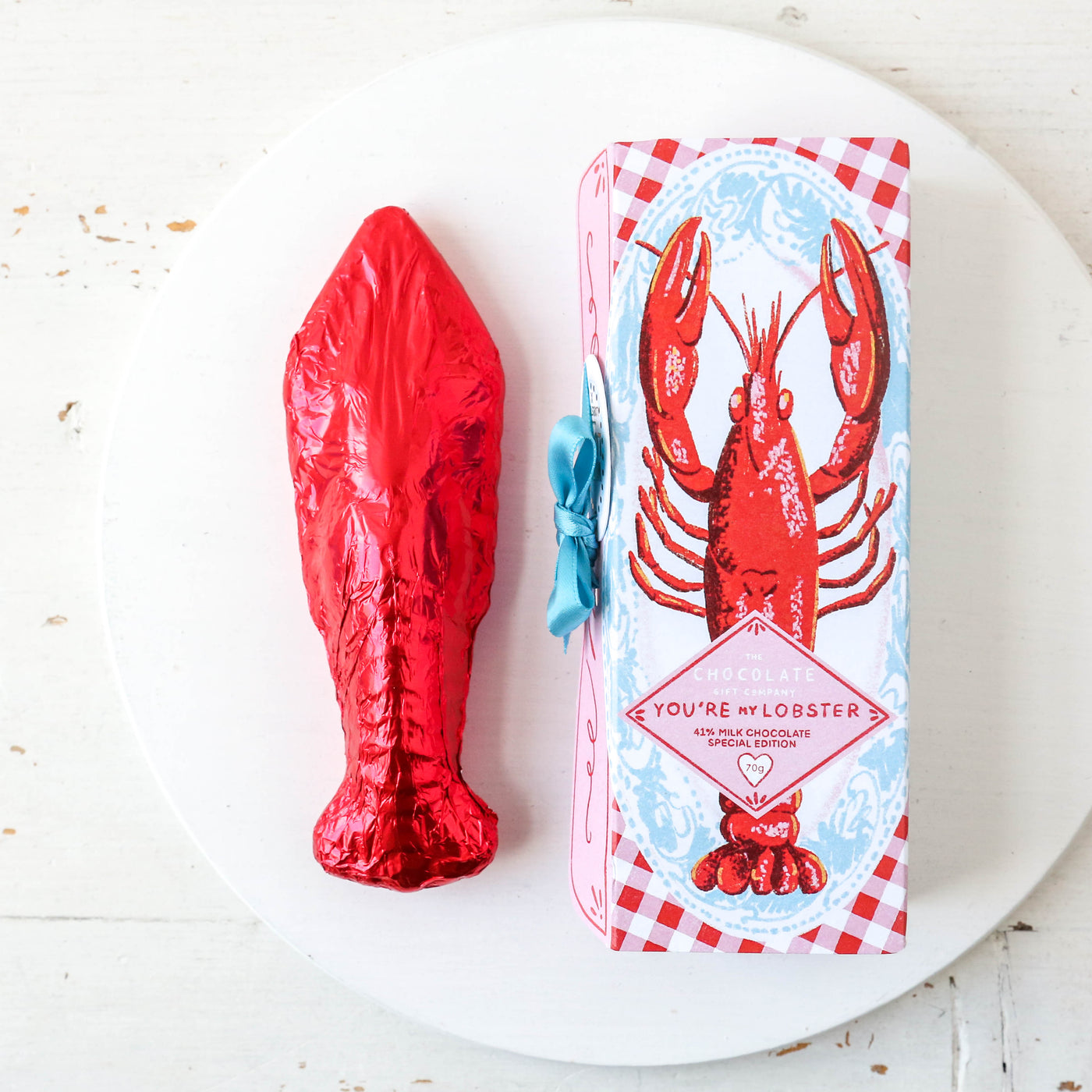 'You're My Lobster' Milk Chocolate Figure